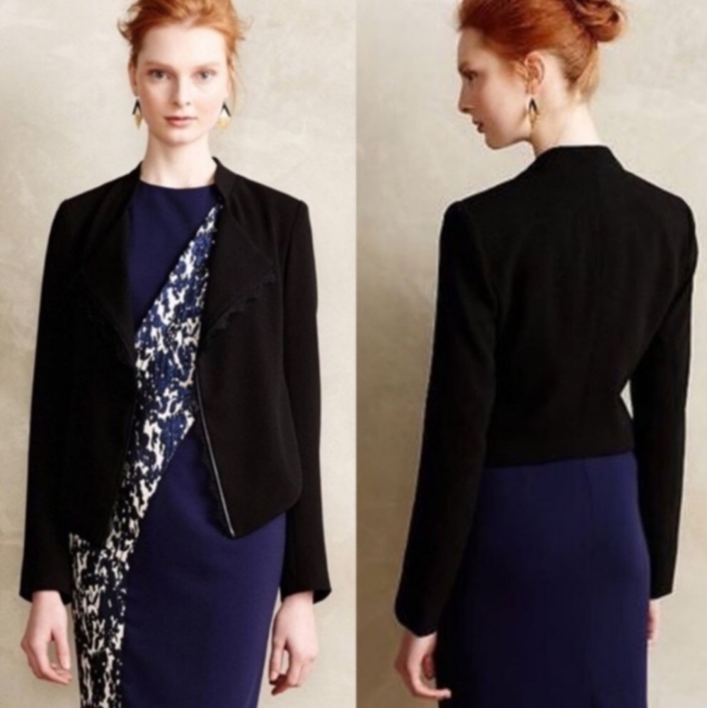 Anthropologie Elevenses Blazer